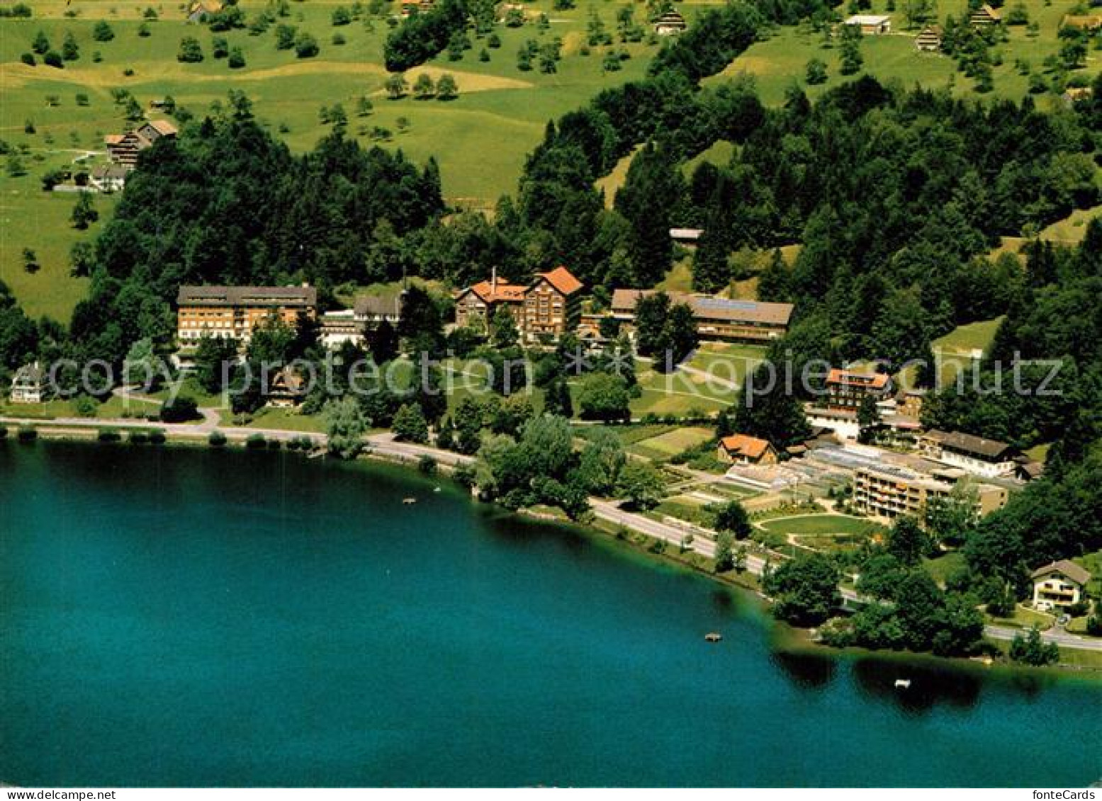 13338066 Oberaegeri Kurhaus Laendli Fliegeraufnahme Oberaegeri - Andere & Zonder Classificatie