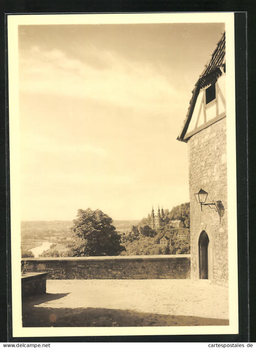 AK Würzburg, Festung Marienberg, Blick Auf Käpelle Und Maintal  - Wuerzburg