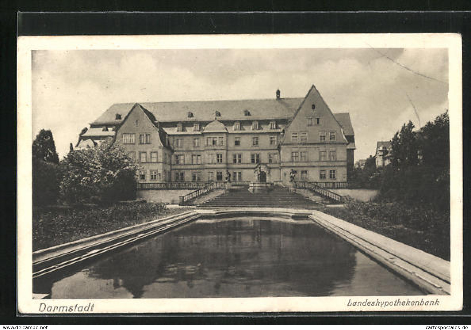 AK Darmstadt, Blick Nach Der Landeshypothekenbank  - Darmstadt