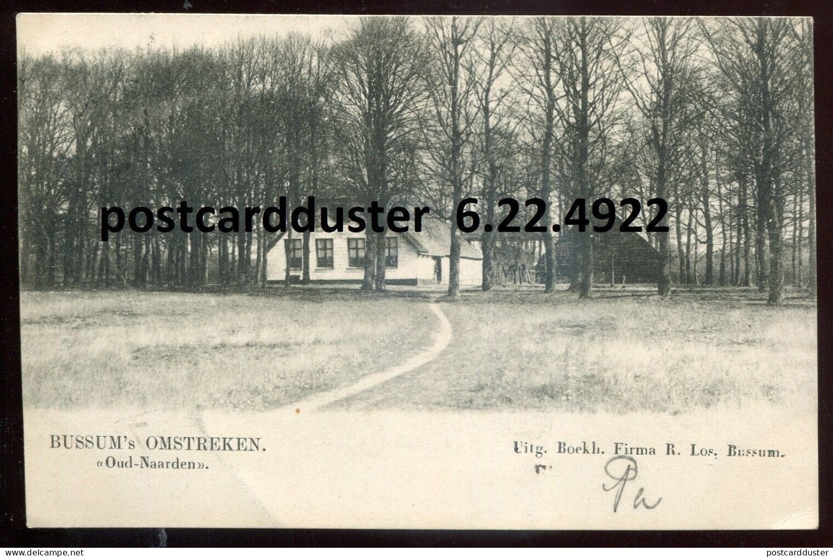 NETHERLANDS Bussum Postcard 1901 Oud Naarden (h3054) - Bussum