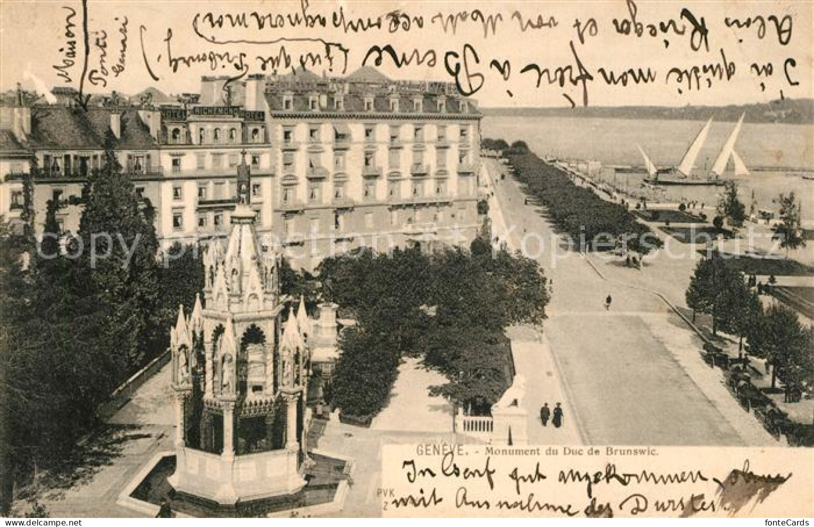 13301906 Geneve GE Monument Du Duc De Brunswic Geneve GE - Andere & Zonder Classificatie