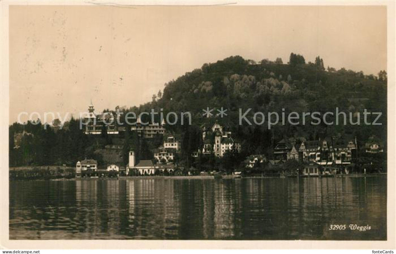 13297806 Weggis Vierwaldstaettersee Teilansicht Weggis Vierwaldstaettersee - Sonstige & Ohne Zuordnung