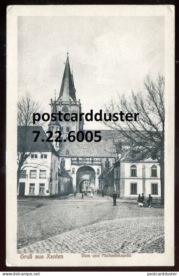 GERMANY Gruss Aus Xanten Postcard 1910s Dom & Michaelskapelle (h3676) - Xanten