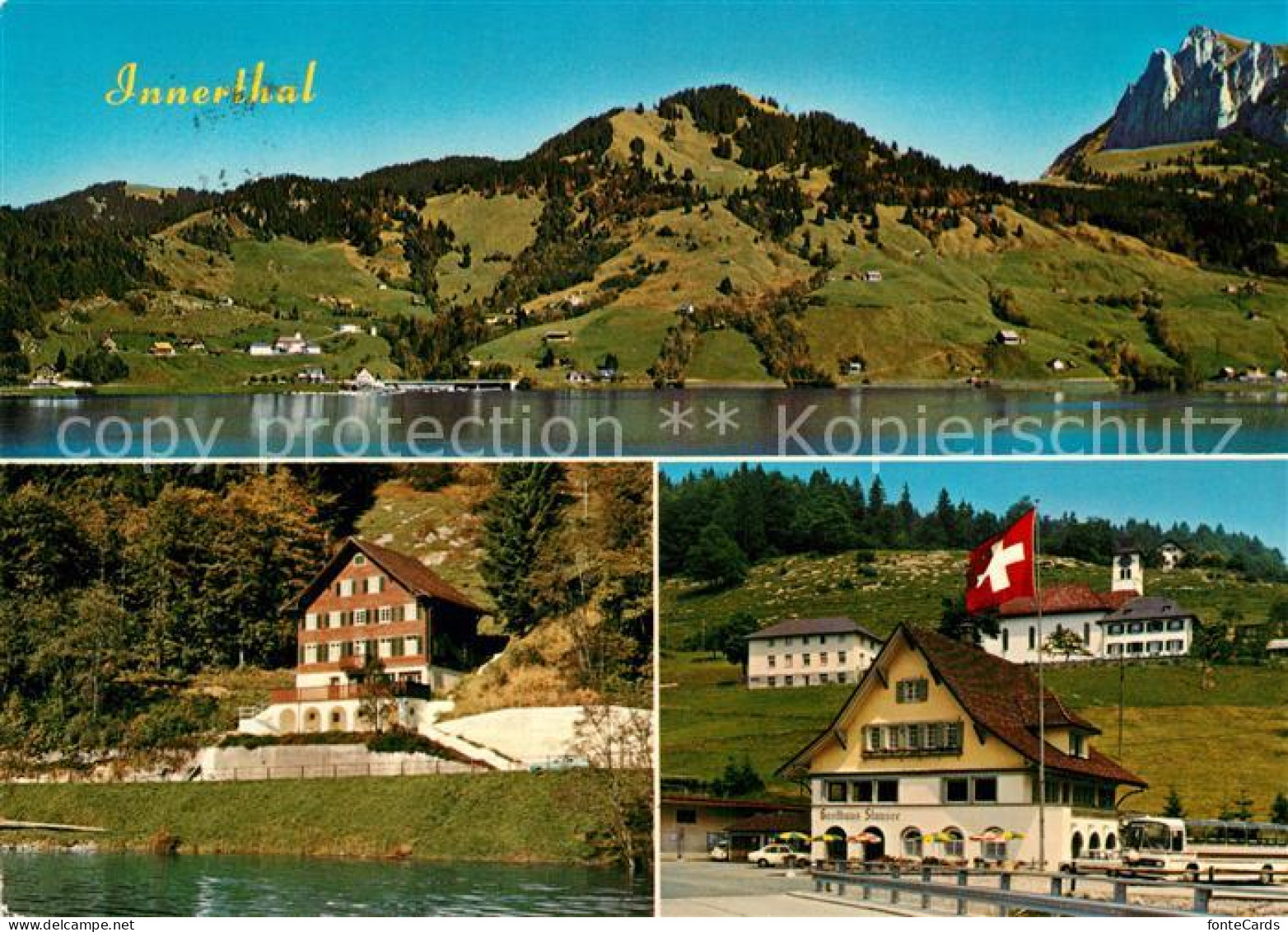 13237676 Innerthal Gasthaus Stausee Waegitalersee Innerthal - Sonstige & Ohne Zuordnung