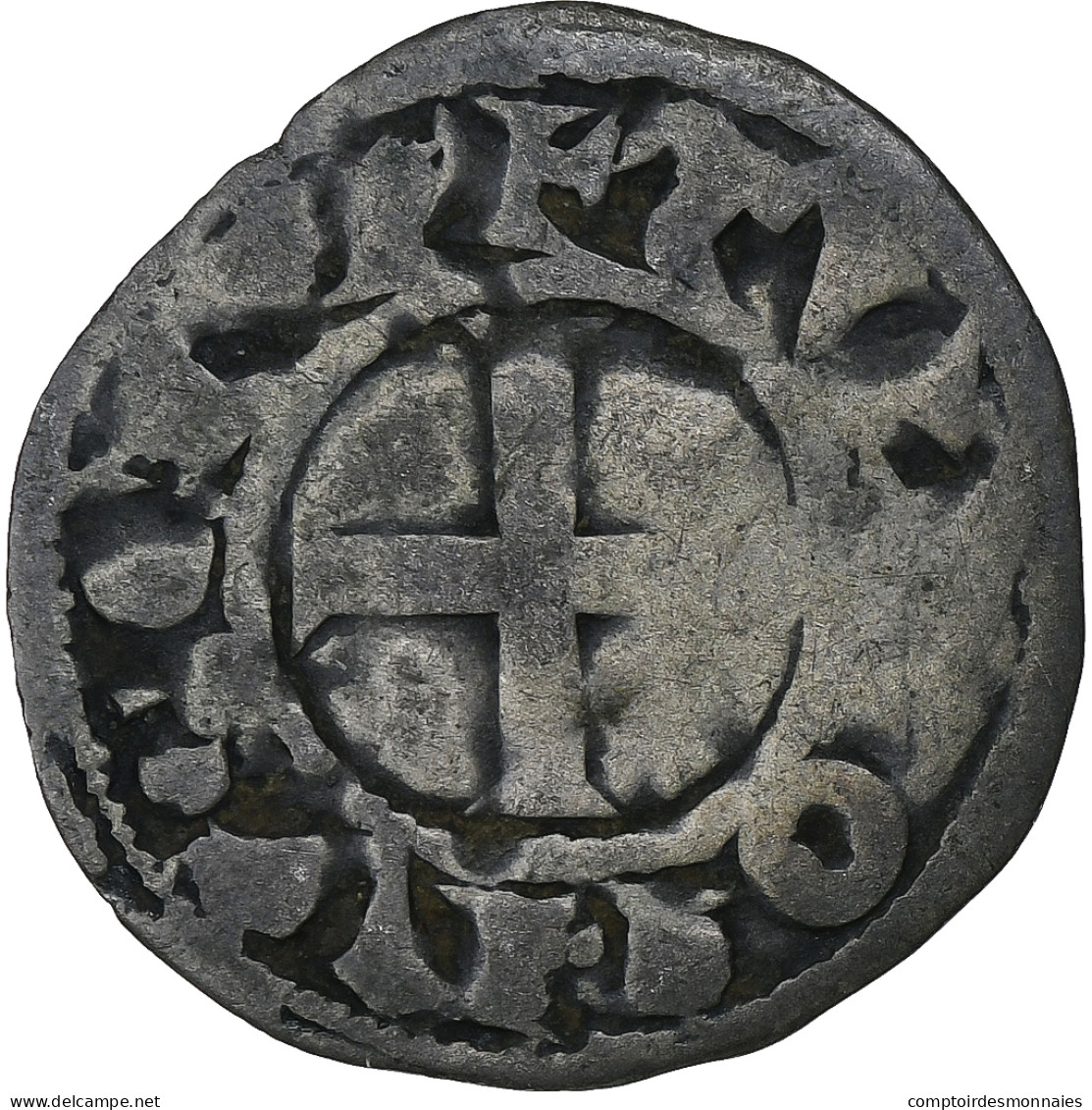 France, Touraine, Denier, Ca. 1150-1200, Saint-Martin De Tours, Argent, TB - Other & Unclassified