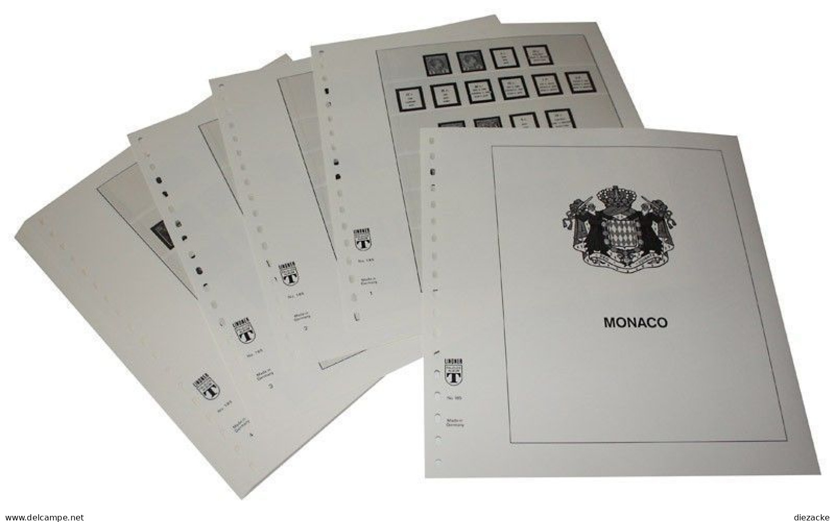 Lindner-T Monaco 1999-2008 Vordrucke 186-99 Neuware ( - Pre-printed Pages