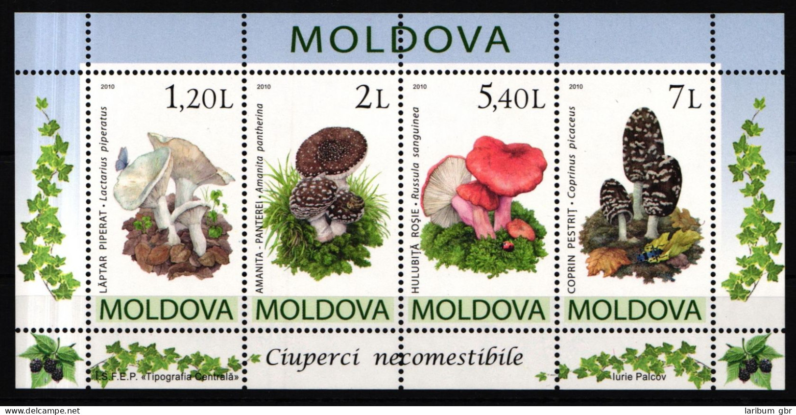 Moldawien Block 49 Postfrisch Pilze #JF862 - Moldavia