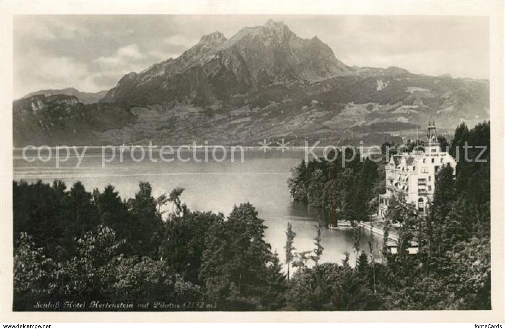 13184426 Hertenstein LU Schloss Hotel Hertenstein Mit Pilatus Hertenstein LU - Sonstige & Ohne Zuordnung