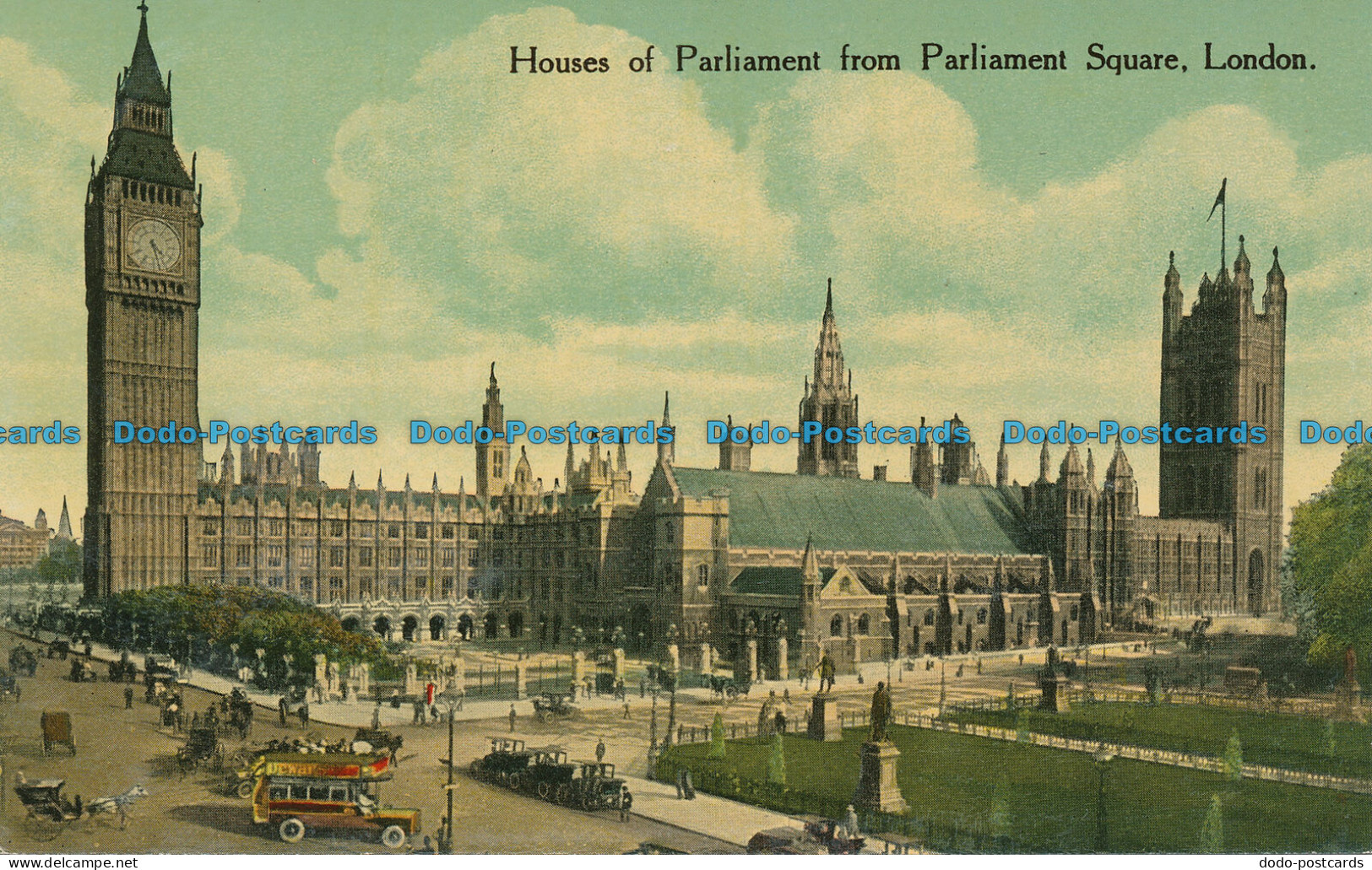 R049157 Houses Of Parliament Fro Parliament Square. London. Arcadian - Other & Unclassified