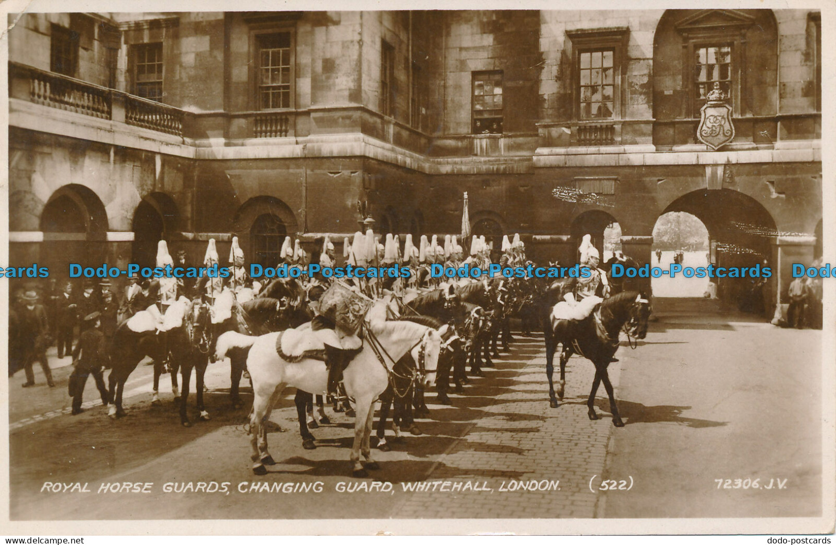 R048661 Royal Horse Guards. Changing Guard. Whitehall. London. Valentine. No 723 - Autres & Non Classés