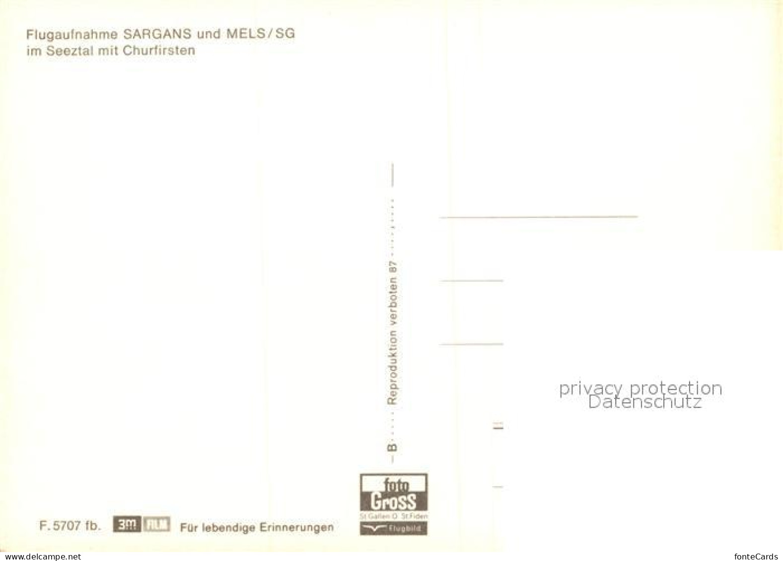 13125256 Sargans Mels Fliegeraufnahme Churfirsten Sargans - Sonstige & Ohne Zuordnung