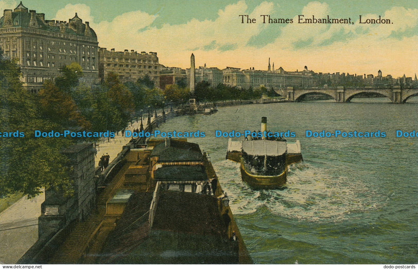 R049400 The Thames Embankment. London. Arcadian - Sonstige & Ohne Zuordnung