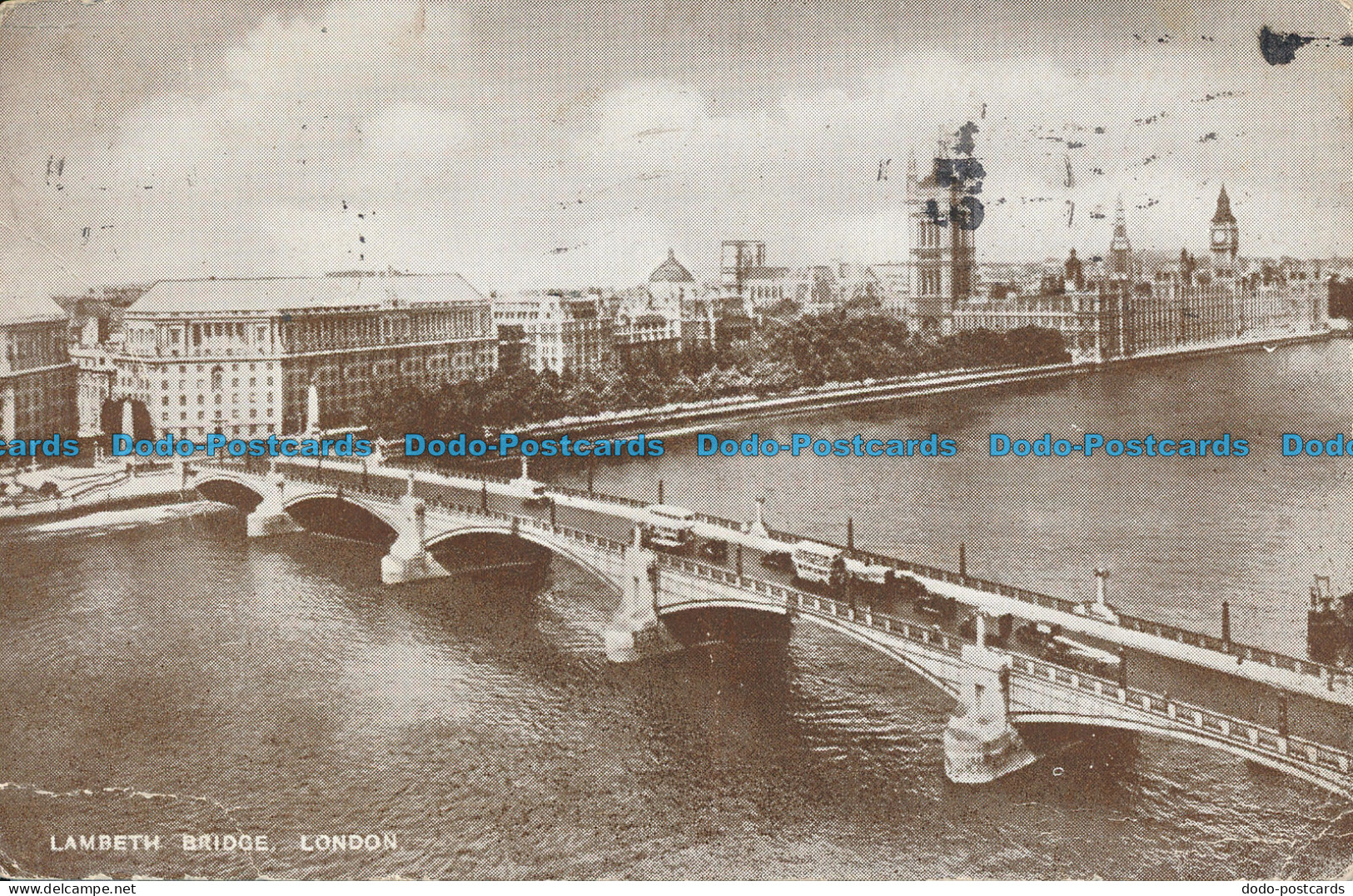R049401 Lambeth Bridge. London. 1948 - Other & Unclassified