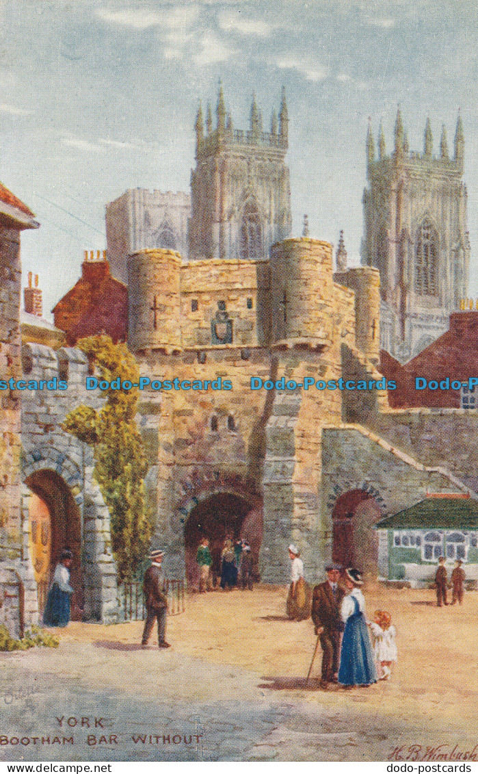 R049435 York. Bootham Bar Without. Tuck. Oilette. No 7787 - World