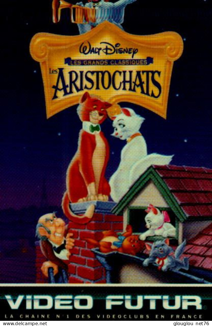 CARTE VIDEO FUTUR.....LES ARISTOCHATS - Altri & Non Classificati