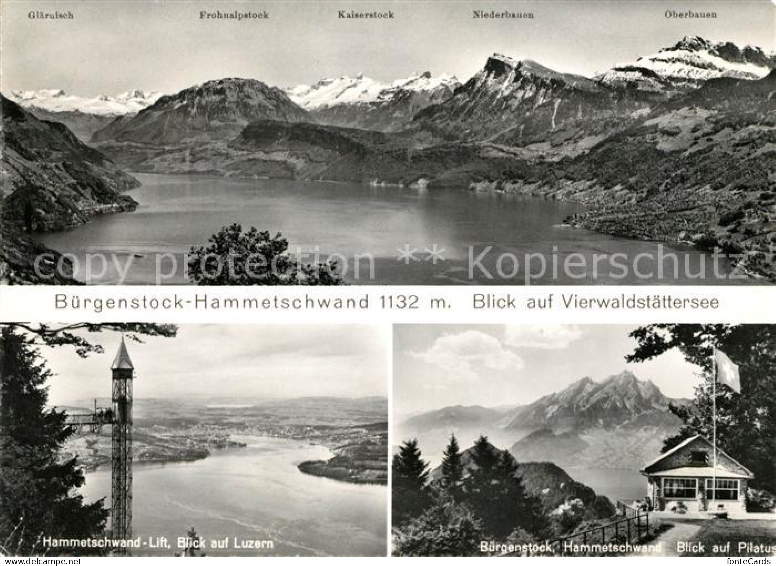 13027236 Buergenstock Vierwaldstaettersee Hammetschwand Lift Pilatus  Buergensto - Andere & Zonder Classificatie