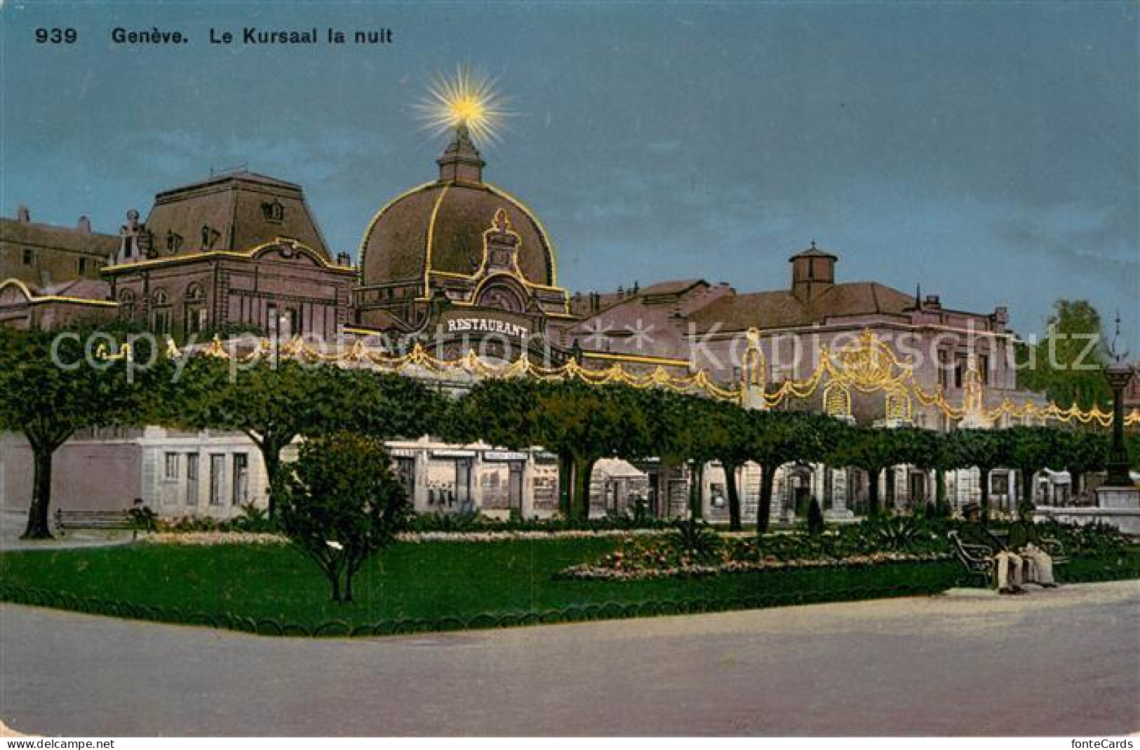 12994626 Geneve GE Le Kursaal La Nuit Geneve - Autres & Non Classés