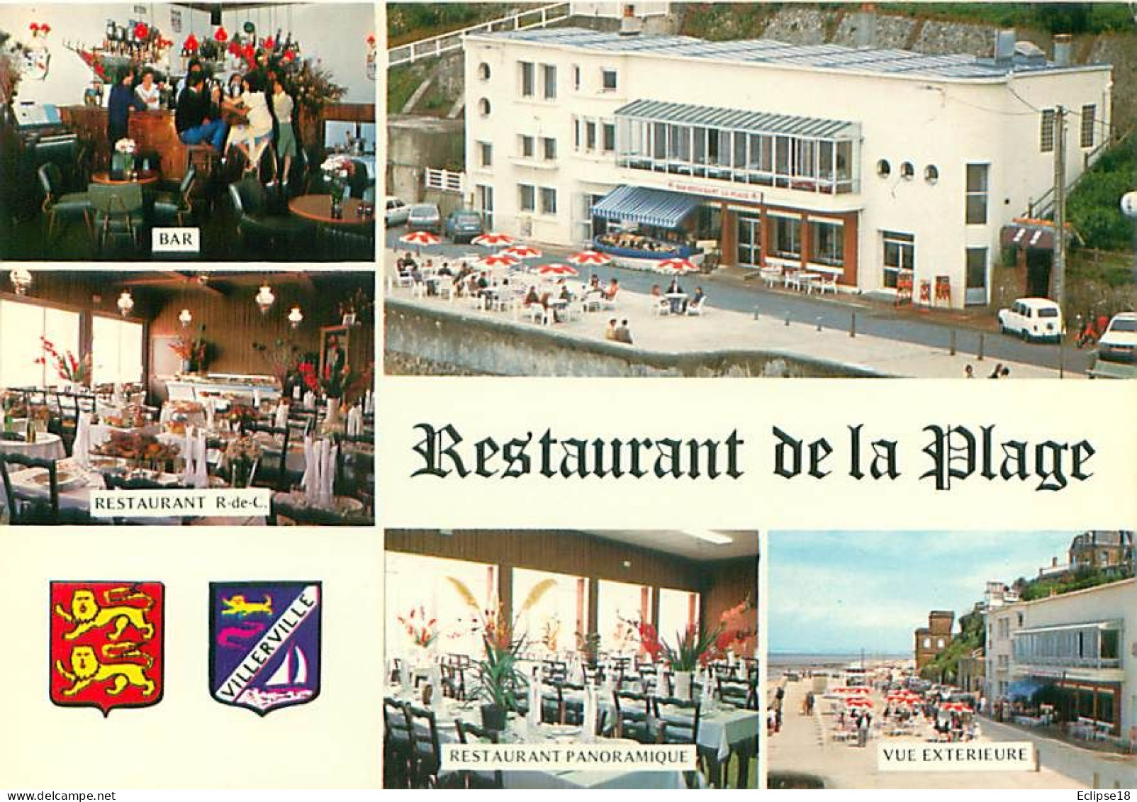 Villerville - Bar Brasserie Restaurant La Plage     Y 241 - Villerville