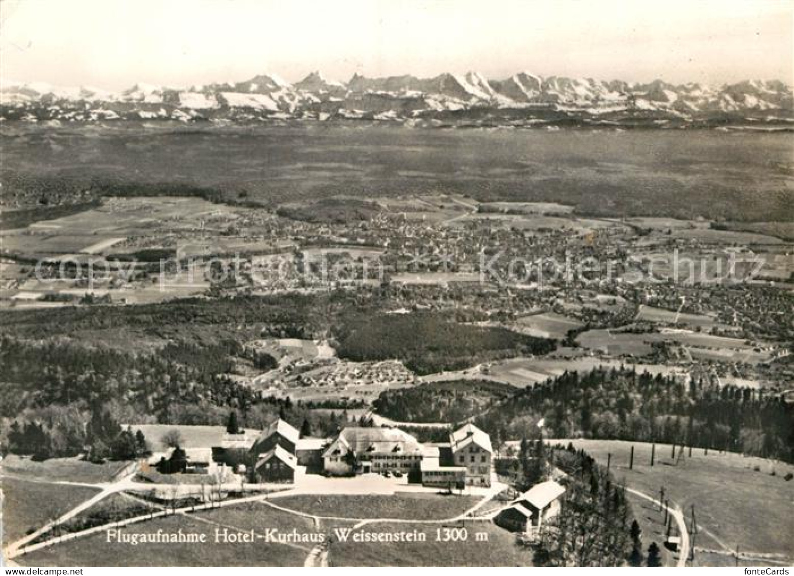 12941936 Weissenstein SO Hotel Kurhaus Weissenstein Blick In Die Schweiz Alpen F - Autres & Non Classés