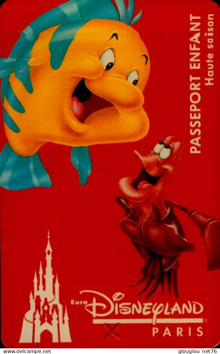 PASSEPORT DISNEY...ENFANT HAUTE SAISON - Disney-Pässe