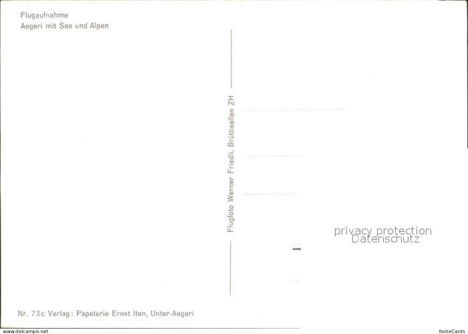 12920866 Aegeri Aegeri Unteraegeri Unter-Aegeri ZG Mit See Und Alpen Fliegeraufn - Sonstige & Ohne Zuordnung
