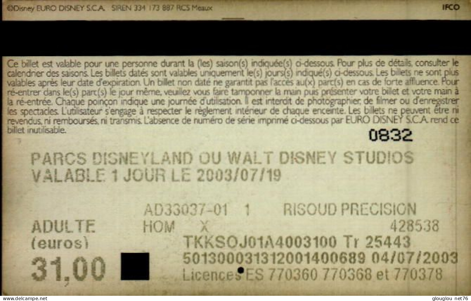 PASSEPORT DISNEY... - Passeports Disney