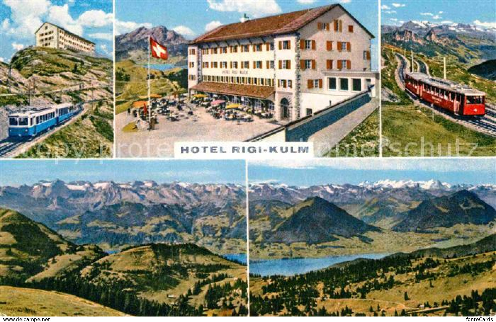 12866596 Rigi Kulm Arth-Rigi-Bahn Vitznau-Rigi-Bahn Hotel Rigi-Kulm Unterwaldner - Altri & Non Classificati