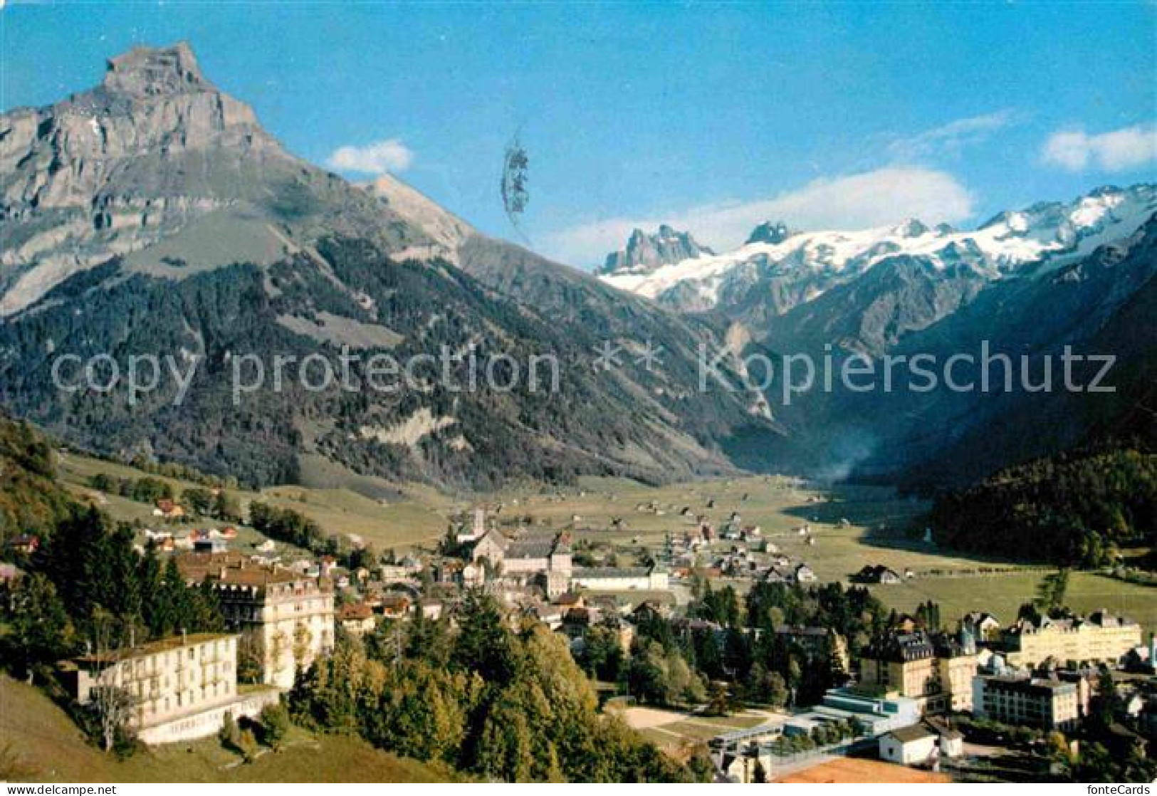 12864996 Engelberg OW Fliegeraufnahme Mit Hahnen Engelberg - Autres & Non Classés