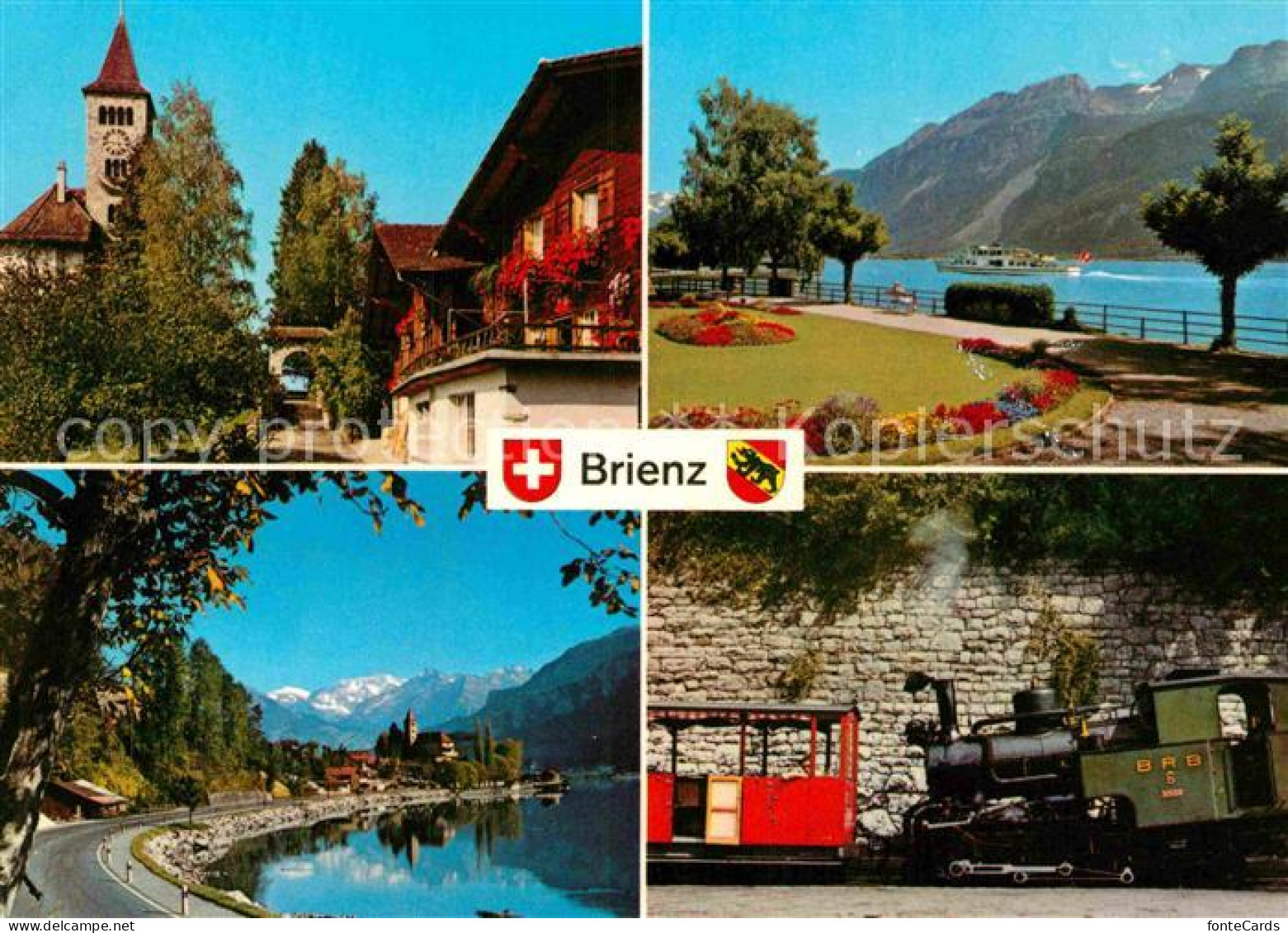 12854696 Brienz BE Brienzersee Dampflok  Brienz - Autres & Non Classés