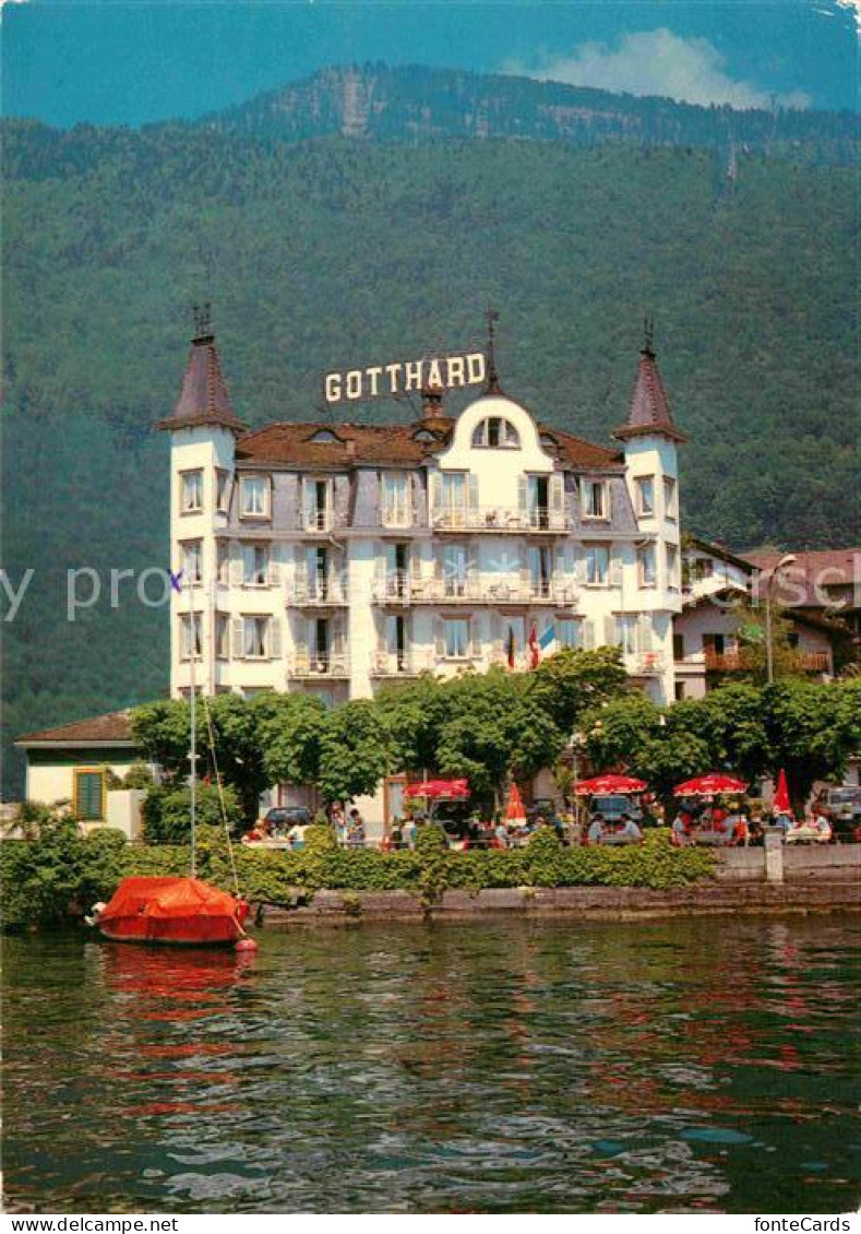 12848366 Weggis Vierwaldstaettersee Hotel Gotthard Au Lac  Weggis - Autres & Non Classés