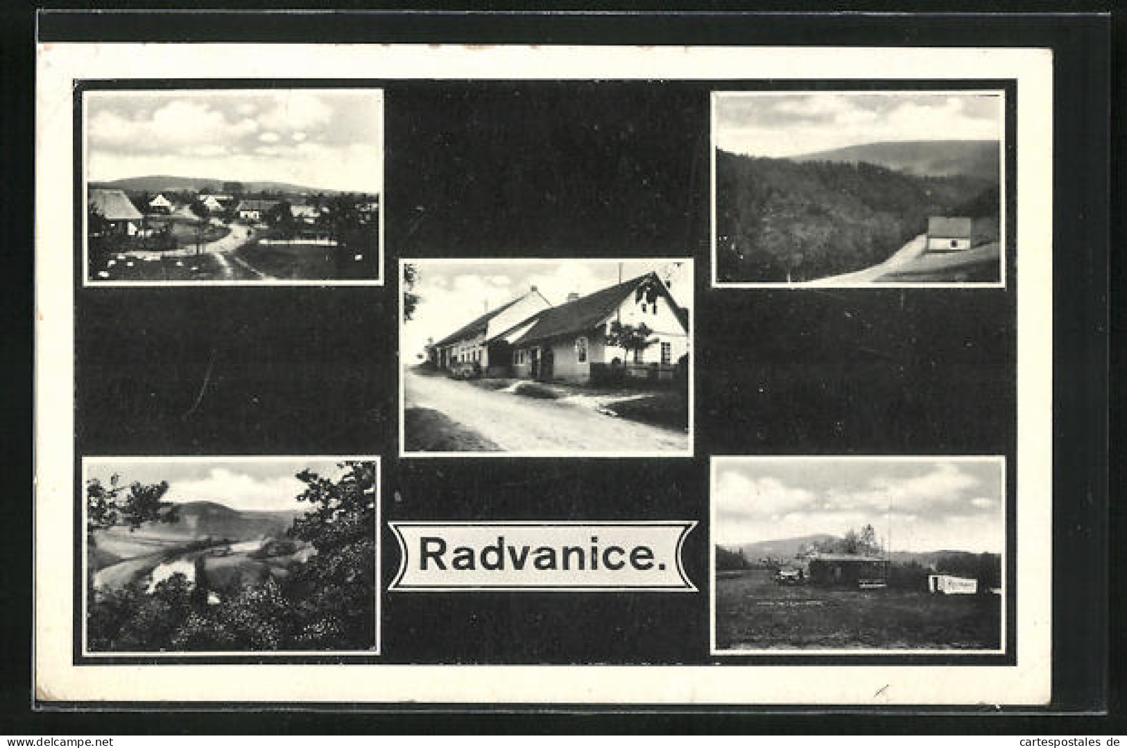 AK Radvanice, Verschiedene Ortsansichten  - Czech Republic