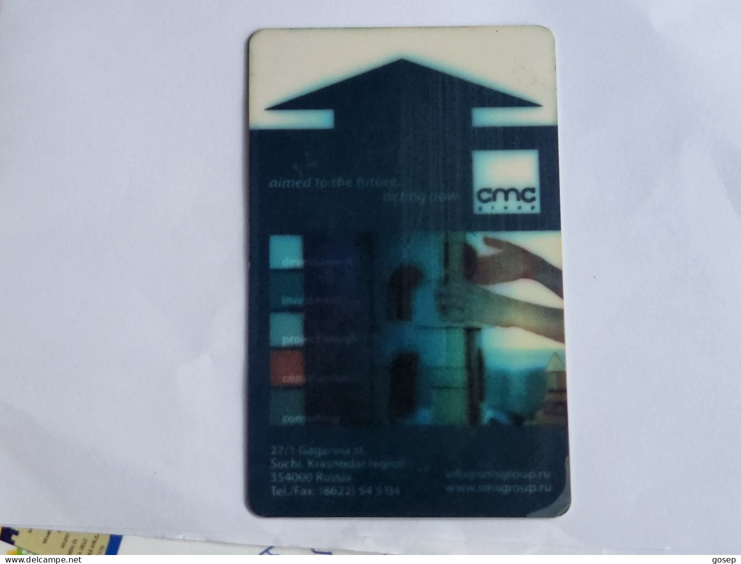 RUSSIA-RADISSON-hotal Key Card-(1099)-used Card - Cartas De Hotels
