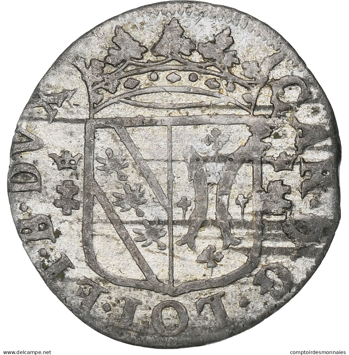 Duché De Lorraine, Charles IV, Gros, 1661-1670, Nancy, Argent, TB+ - Autres & Non Classés