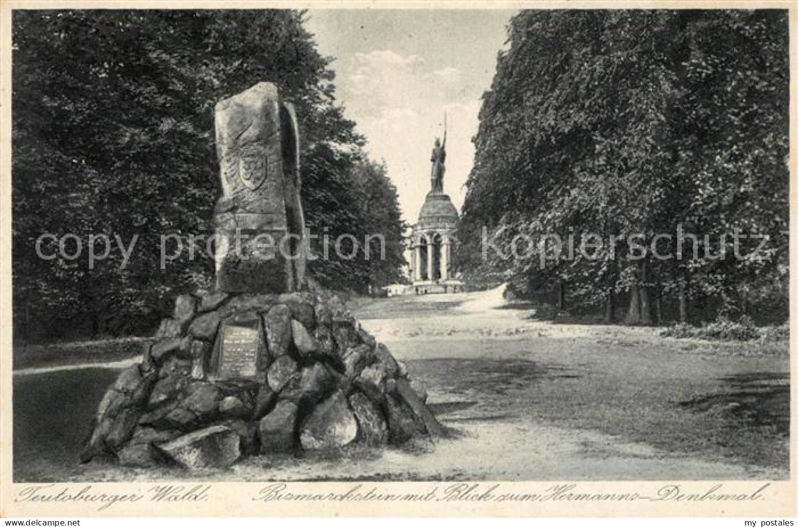 73142686 Hermannsdenkmal Bismarckstein  Hermannsdenkmal - Detmold