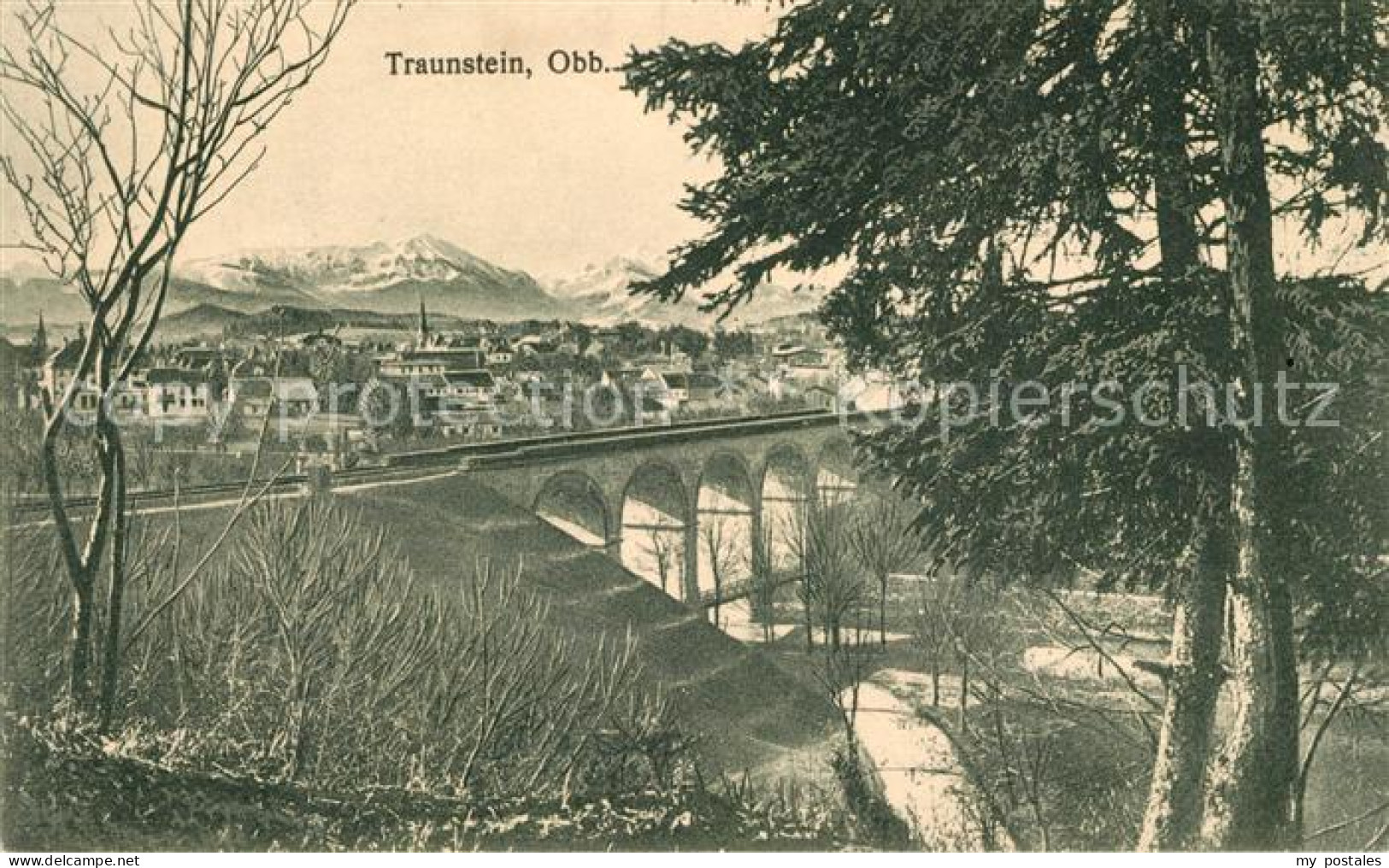 73142638 Traunstein Oberbayern Bruecke Traunstein Oberbayern - Traunstein