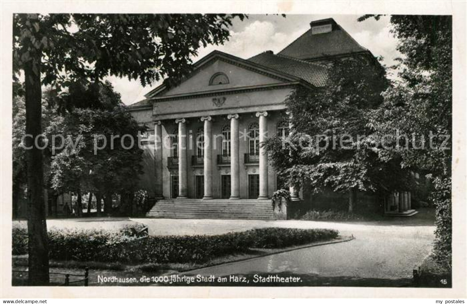 73142629 Nordhausen Thueringen Stadtteater Nordhausen Thueringen - Nordhausen