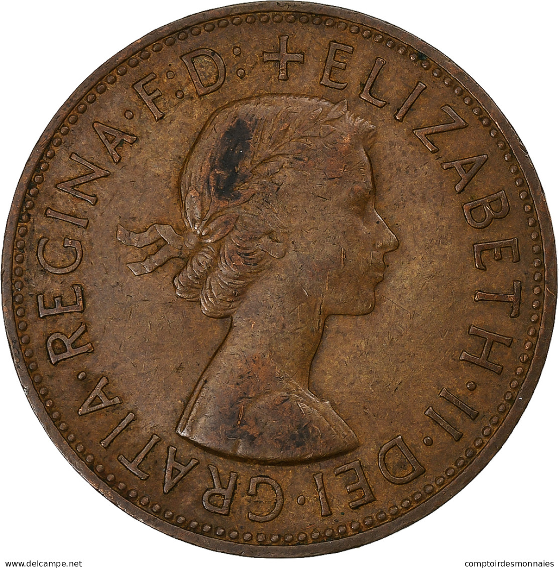 Grande-Bretagne, Elizabeth II, Penny, 1966, Bronze, TTB+ - D. 1 Penny