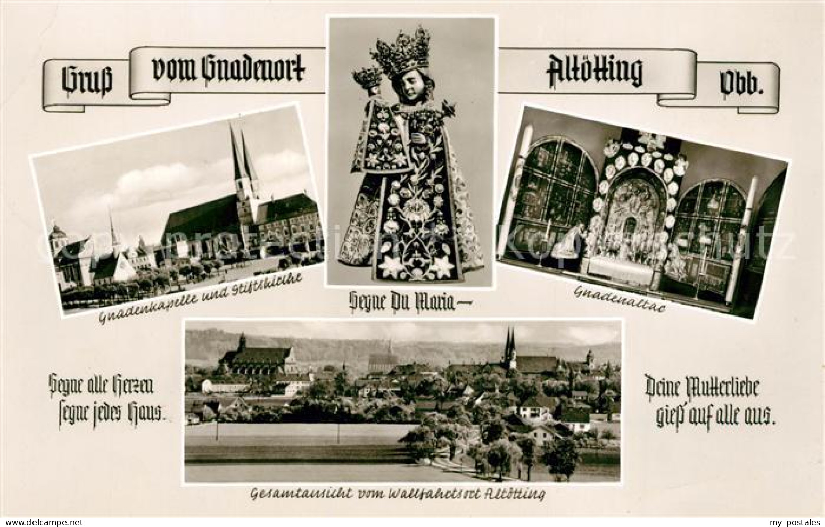 73142228 Altoetting Gnadenkapelle Und Stiftskirche Marienbild Gnadenaltar Wallfa - Altoetting