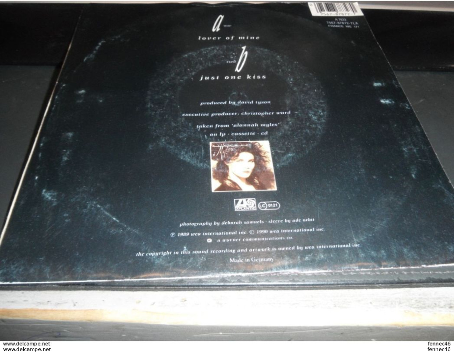 Vinyle  45T - Alannah MYLES - Lover Of Mine - Just One Kiss - Sonstige - Englische Musik