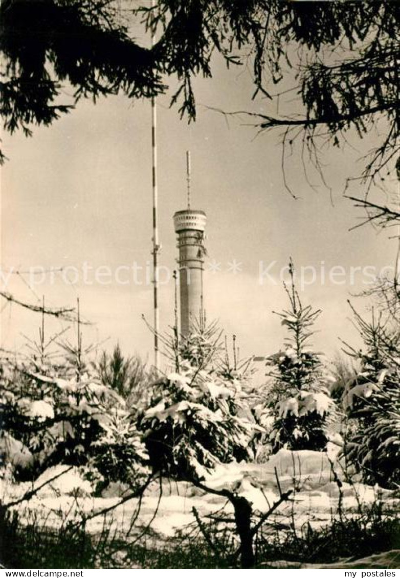 73142151 Zippendorf Fernsehturm Winterlandschaft Zippendorf - Schwerin