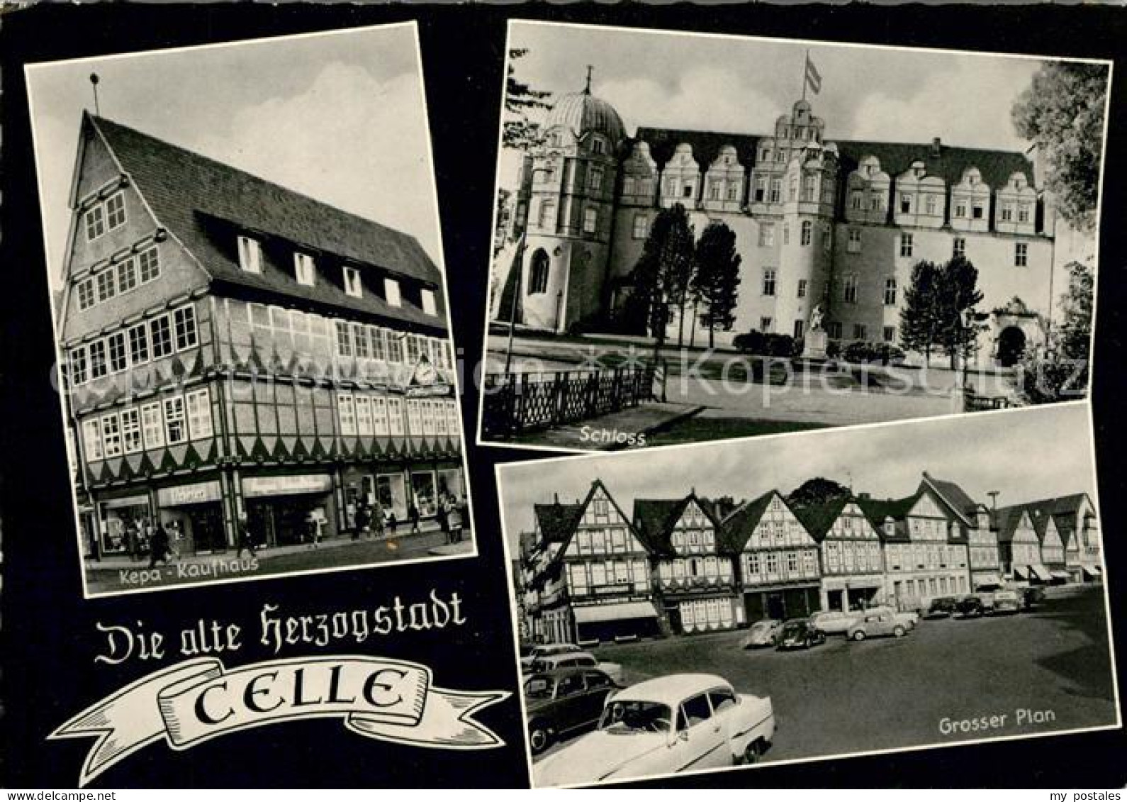 73142115 Celle Niedersachsen Kepa Kaufhaus Schloss Grosser Plan Fachwerkhaeuser  - Celle