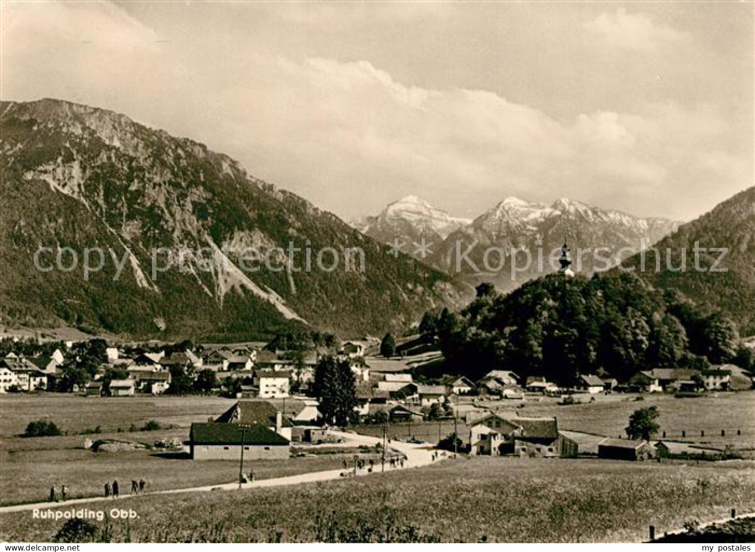 73141996 Ruhpolding Gesamtansicht Mit Rauschberg Sonntagshorn Und Reifelberg Chi - Ruhpolding