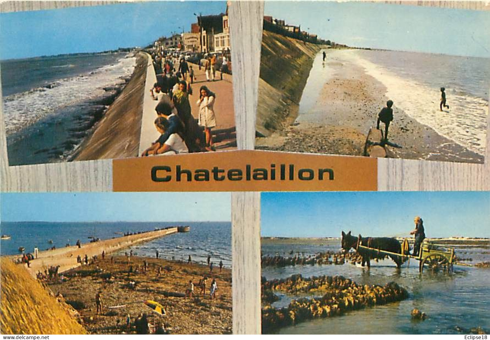 Chatelaillon - Le Remblai Et Les Boucholeurs      Y 246 - Châtelaillon-Plage