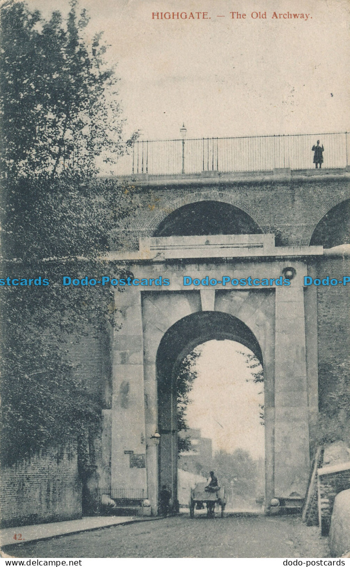 R049755 Highgate. The Old Archway. Charles Martin - World