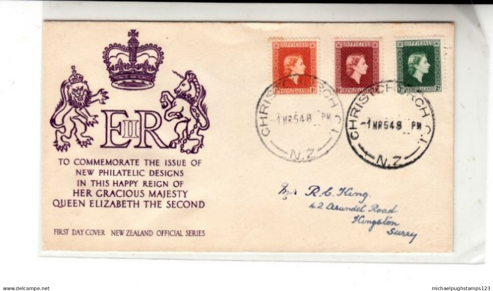 New Zealand / 1954 Official Stamps - Autres & Non Classés