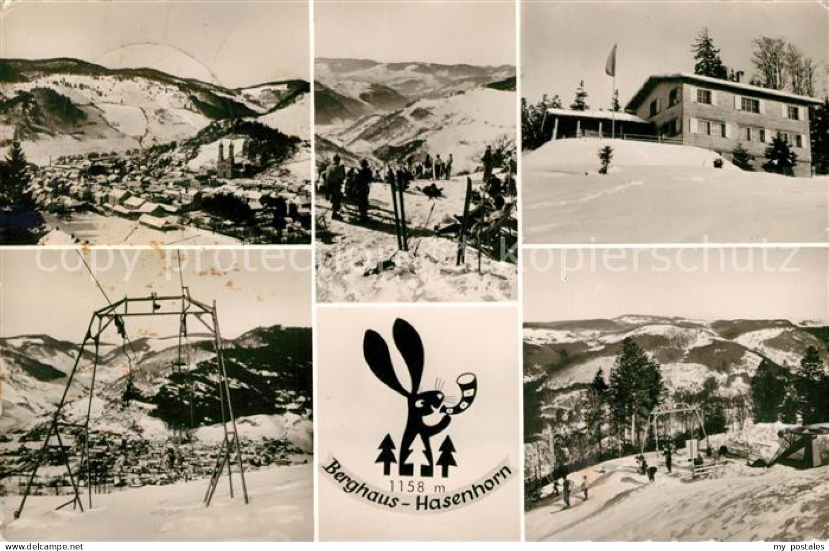 73140549 Todtnau Berghaus Hasenhorn Wintersportplatz Schwarzwald Bromsilber Todt - Todtnau