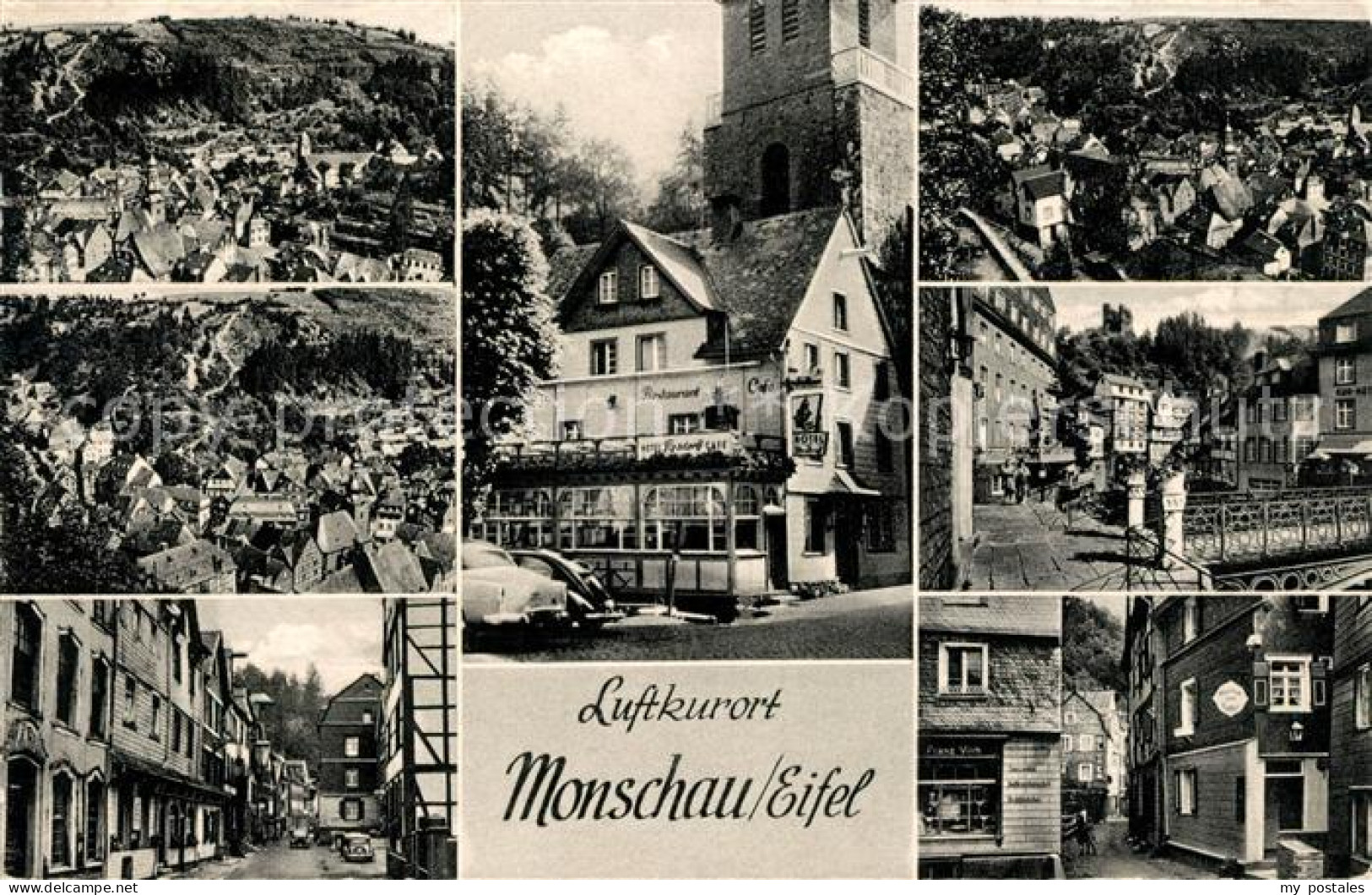 73140543 Monschau Teilansichten Altstadt Restaurant Cafe Monschau - Monschau