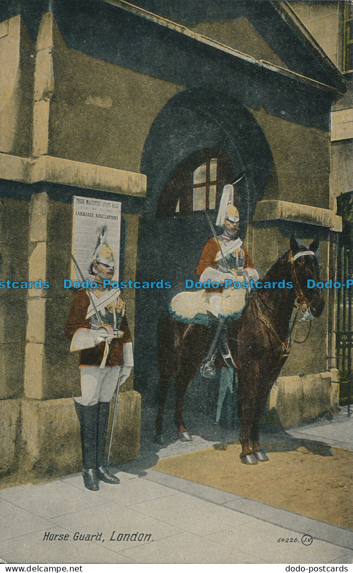 R049851 Horse Guard. London. Valentine - Otros & Sin Clasificación