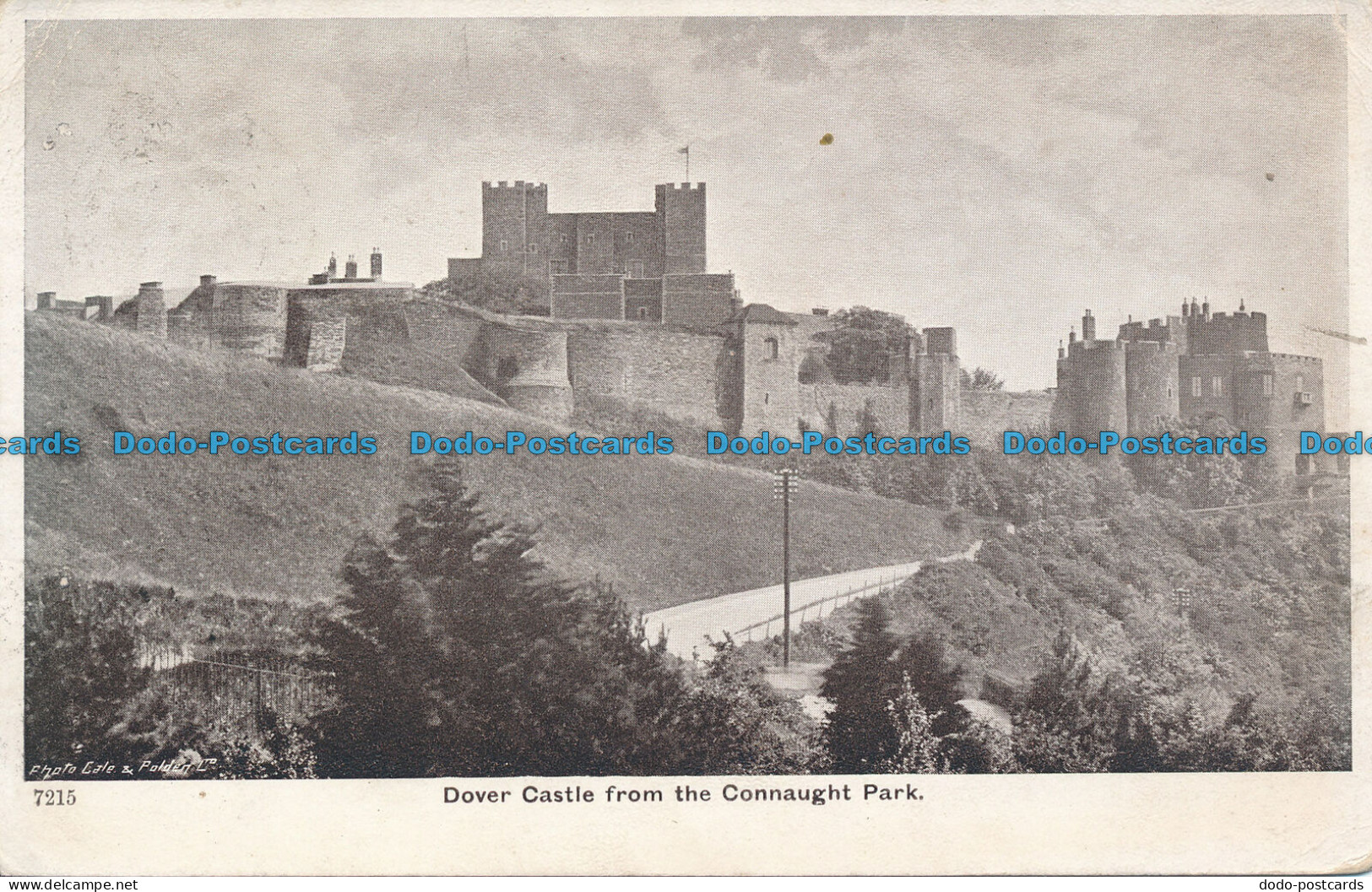 R049866 Dover Castle From The Connaught Park. Gale And Polden. 1911 - World