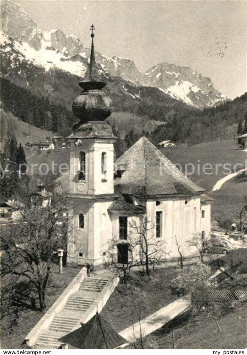 73140245 Maria Gern Kirche Mit Blick Zum Untersberg Berchtesgadener Alpen Maria  - Berchtesgaden